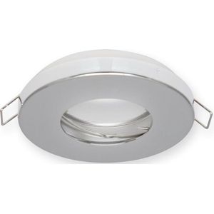 Inbouwspot, Rond, Waterdicht IP44, Chroom, GU10