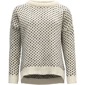 Devold - Nordsjø Split Seam Pullover - Dames - Groen - Merinowol