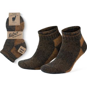 GoWith-wollen sokken-skisokken-1 paar-wintersokken-warme sokken-sportsokken-skiesokken heren-skiesokken dames-blauw-42-44