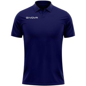 Givova Pocket Korte Mouw Poloshirt Blauw XL Man,Vrouw