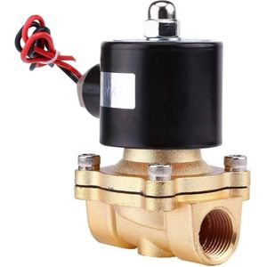 DC 12V Magneetventiel voor Water Lucht Brandstof Gas 1/2"" Normaal Gesloten - Hoge kwaliteit - Elektrisch bediend - Energiesparend .