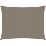 vidaXL - Zonnescherm - rechthoekig - 5x7 - m - oxford - stof - taupe