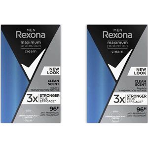 Rexona Men - Deo Stick - Maximum Protection Clean Scent - 2 x 45 ml