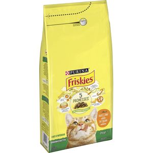 Friskies Binnenhuiskatten - kattenvoer - Kip Kalkoen & Groenten - 2kg