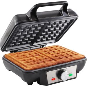 Tomado TWM2301S - Wafelijzer - Wafelmaker - 2 wafels - 23 x 17 cm - PFAS vrij - RVS