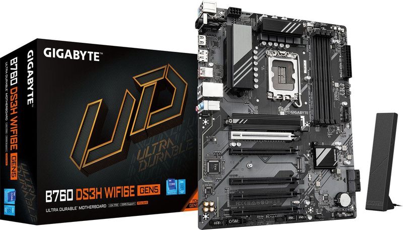 Gigabyte B760 DS3H WF6E GEN5 - Monitor - 4096 x 2304 px