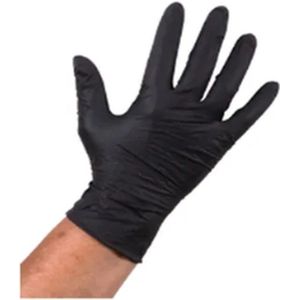 Handschoen Nitril Zwart Ongepoederd M (100 stuks)