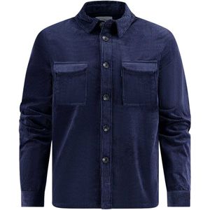 A Fish Named Fred - Overshirt - Donkerblauw - Rib