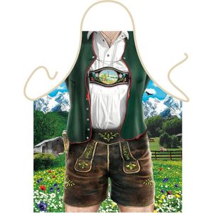 Benza Schort Keukenschort ,Tirol, Tiroler, Sexy, Mooi - Bavarian Mann (Traditionele Klederdracht - Lederhose)