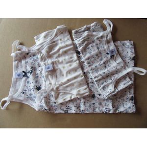 Petit Bateau - 3 Pack - Singlet - Meisje - Glitter - 12 jaar