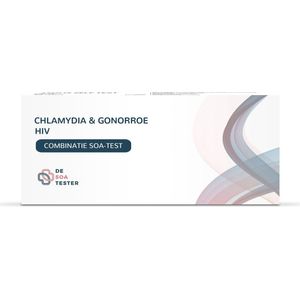 SOA Test - Chlamydia, Gonorroe & HIV Test (Vrouw)