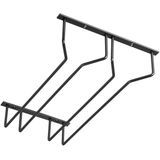 SOTECH - Glazenhouder - Antraciet - Voor 2 Rijen Glazen - 235 x 355 x 70 mm