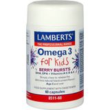 Omega 3 voor Kids - Zwarte Bessen - 2 Capsules - Vitamines A, C, D, E
