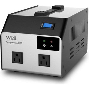 Well Omvormer 1000 VA  spanningsomvormer Voltage Converter 220V naar 110V Transformer Transformator Automatisch Step Down 220V-110V Converter (1000W)