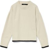 Vero Moda - Vmshadow Ls O-neck - Pullover - Birch/black