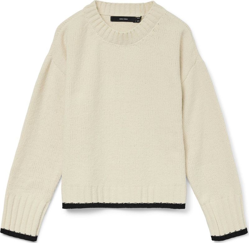 Vero Moda - Vmshadow Ls O-neck - Pullover - Birch/black