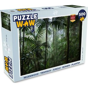 Puzzel Regenwoud - Tropisch - Jungle - Bomen - Planten - Legpuzzel - Puzzel 500 stukjes