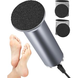 Professionele elektrische eeltverwijderaar voor zachte voeten - instelbare snelheid en 60 vervangbare vijlen