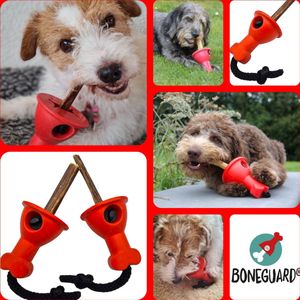 Boneguard-hondenkluif houder--maat 1 kleine-honden tot ca 15 kilo