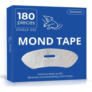 Dorby Mondtape - 180 Stuks - Anti Snurk Mouth Tape - Blijft de hele nacht plakken - Mond Tape - Mondpleisters - Slaaptape - Slaap tape