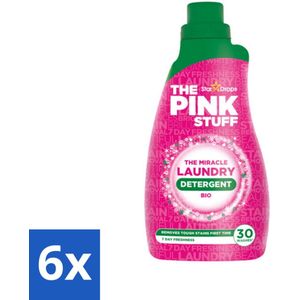 The Pink Stuff BIO - Wasgel - Wasmiddel - Biologisch - 30 Wasbeurten - 960ml - Voordeelverpakking - 6 stuks