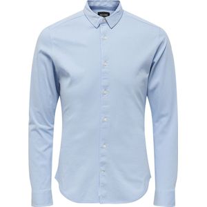 ONLY & SONS ONSMILES LS STRETCH SHIRT Heren Overhemd - Maat S