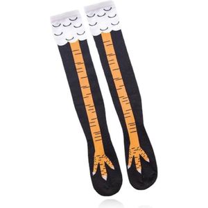Grappige sokken met kippenpootpatroon voor volwassenen en kinderen - Origineel cadeau