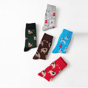 Kleurige Herensokken met Leuke Patroon - 5 Paar Kantoorsokken