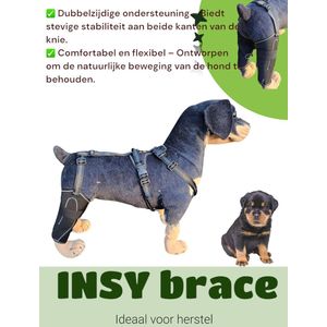 Brace, hond brace, hond knie brace, acl hond brace, hond beugel, hond knie spalk, hond spalk, hond splint, dog braces, hond knee brace, hond knie steun, hond knie pad, hond knie bandages, hond knie protector pad, hond knie voor biede kant maat XL.