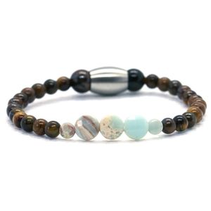 Kinderarmband mat onyx 6mm- buddha RVS-Ibizamen KIDS