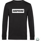 Subprime - Heren Sweaters Sweater Block Black - Zwart - Maat S
