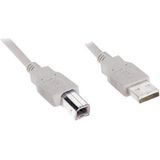 Wentronic - USB 2.0 A Male naar USB 2.0 B Male - 3 m