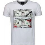 One Dollar Eye - T-shirt - Wit