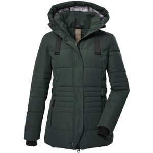 Killtec dames winterjas - 39930 - groen - padded iets langer - maat 44