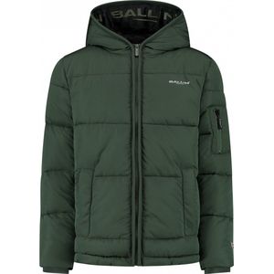 Ballin Amsterdam - Jongens Regular fit Jackets Padded - Forest Green - Maat 14