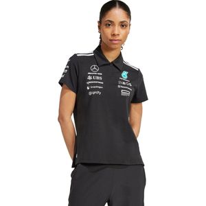 adidas Performance MERCEDES - AMG PETRONAS FORMULA ONE TEAM POLO - Dames - Zwart- 2XL