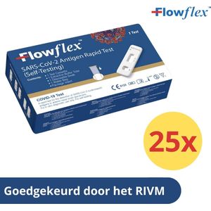 25 stuks flowflex Zelftest - Covid-19 -- Voordeelverpakking - Corona zelftest - Corona Covid sneltest FlowFlex