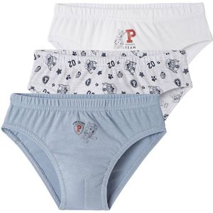 Paw Patrol - Set van 3 Onderbroeken - Hemelsblauw - 100% Katoen