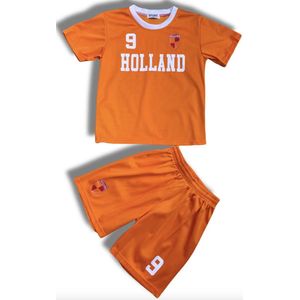 Voetbal trainingsset Holland | Jersey set Oranje, verkrijgbaar in de maten 98/104 t/m 158/164