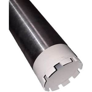 Diamantboor Diamant boor Dia 112mm x 420mm voor nat en droog boorwerk - 1 1/4""UNC - Dunwandig segment boor met Hoekgeslepen diamant boor / snijtanden