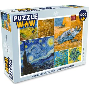Puzzel Van Gogh - Collage - Oude Meesters - Legpuzzel - Puzzel 1000 stukjes volwassenen