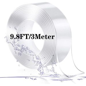 Dubbelzijdige Tape - Extra Sterk - Transparant - Wasbaar - Spoorloos Verwijderbaar - 10 Meter - Maatnaam: 3 meter * 2 cm * 1 mm