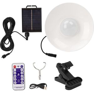 Solar Patio Paraplu Verlichting - Witte Kleur - Afstandsbediening - LED Solar Lamp met Ingebouwde Batterij .