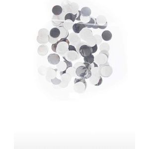 confetti grijs/zilver - decoratie - confetti kanon - verjaardag Versiering zilver - confetti baby girl - gender reveal confetti - Papier Confetti - Party popper confetti