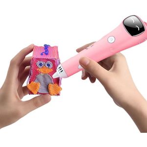 3D-geprinte pen DIY tekenpen educatief speelgoed - roze