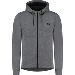 Rogelli Training II Hoodie Met Rits - Heren - Grijs - Maat XXL