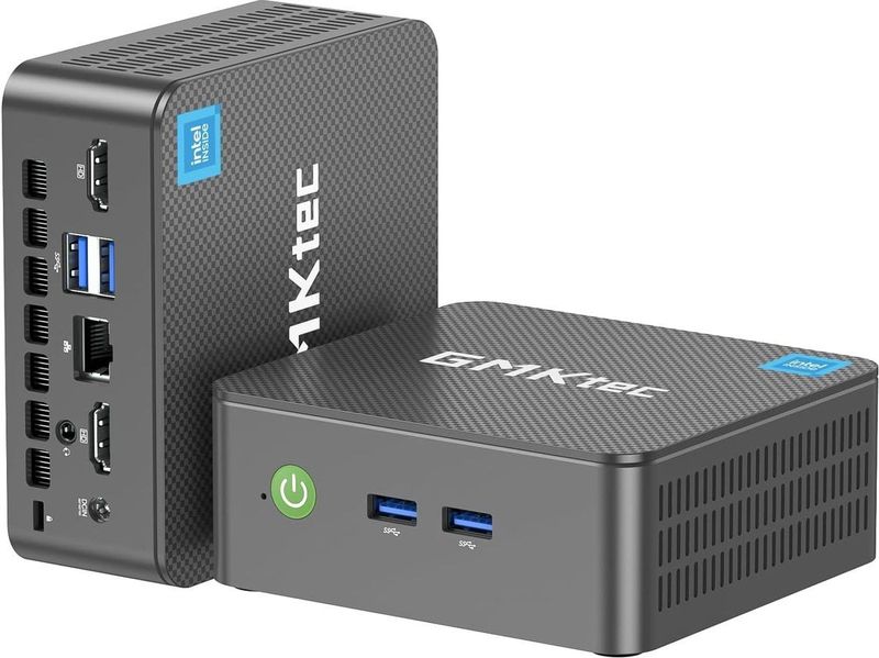 GMKtec G3 Plus - Mini-desktop - 16 GB RAM - 512 GB SSD - Intel N150 - USB 3.2 x 4 - 2 x HDMI 4K @ 60Hz