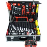 Gereedschapsset - Aluminium - Chroom-Vanadium-Staal - Inclusief Dopsleutelset