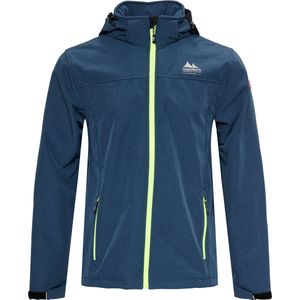 Nordberg Mats - Softshell Outdoor Zomerjas Heren - Navy Melange - Maat M