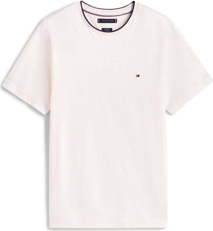 Tommy Hilfiger - T-shirt - Ecru - 100% Katoen